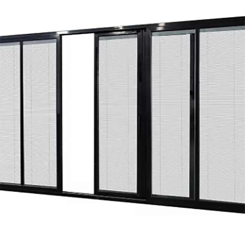 中国 デザイン スタイル スケート アルミ 熱断裂 壁厚さ 1.4mm の二重折りドア