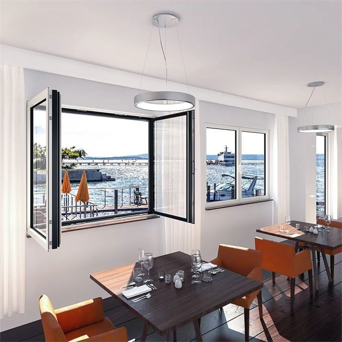 8-Way-Seal Noise Insulation Windows Thermal Break Aluminum Profile for Noise-Free Work and Living Environments