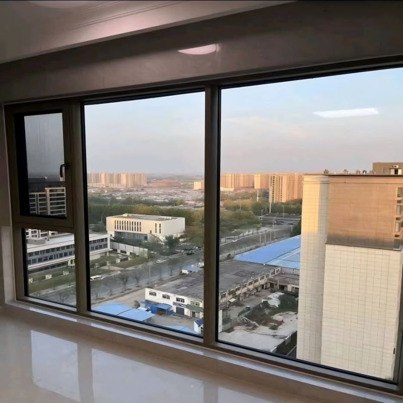 現代のデザイン ハンドクランク アルミ製 カーセメント 窓 R型 衝突防止コーナー