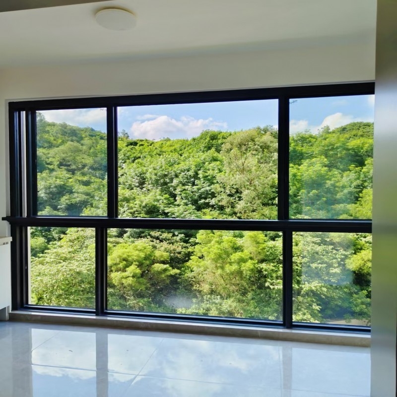 ファッションニューデザイン アルミ製 ダブルガラスのスライド窓 小部屋用ロー-Eガラス