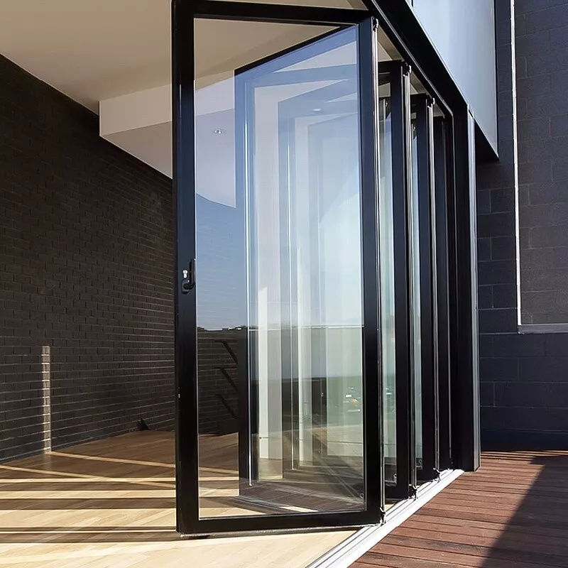 高品質のアルミガラス アルミビフォールドア 超耐腐食性