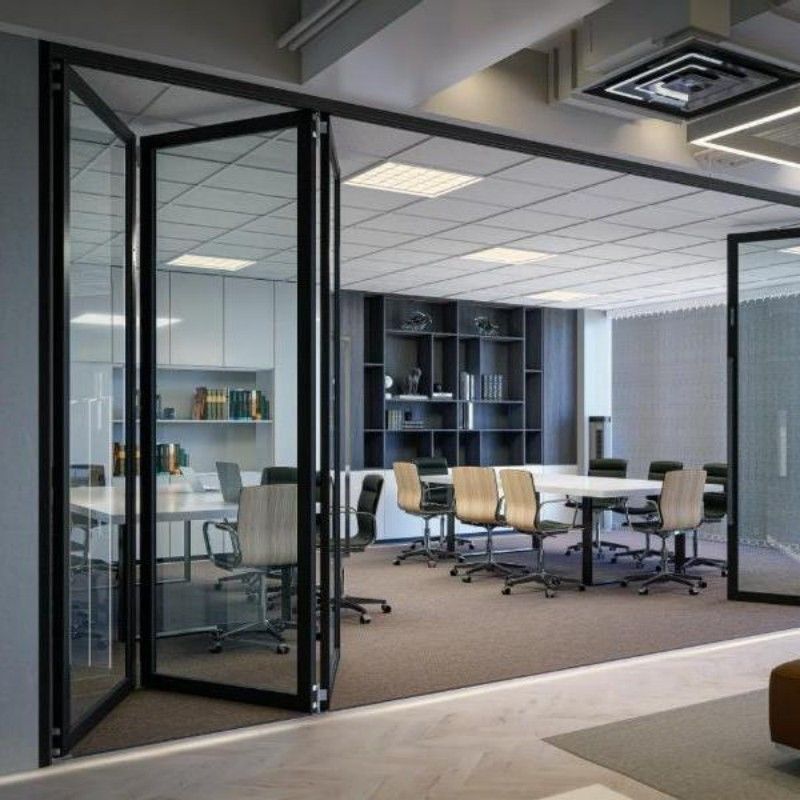 高品質のアルミガラス アルミビフォールドア 超耐腐食性